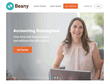 Tablet Screenshot of beany.com